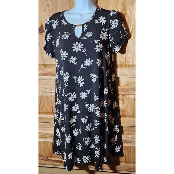 Expresso Floral Dress • Women’s Size Small - Picture 1 of 3